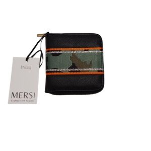 Mersi Black and Green Wallet